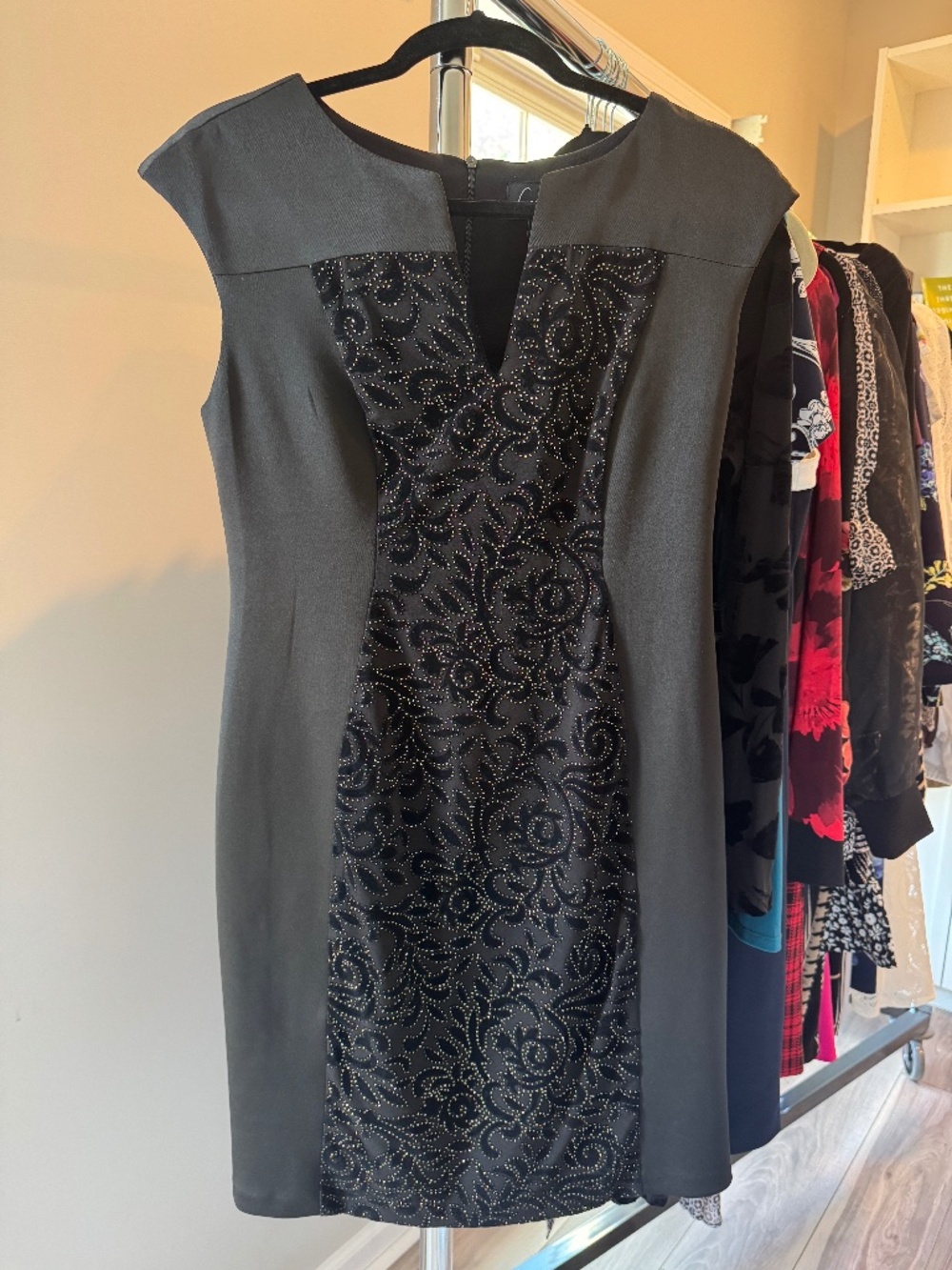 Beautiful Black Dress Connected Apparel- Size 6